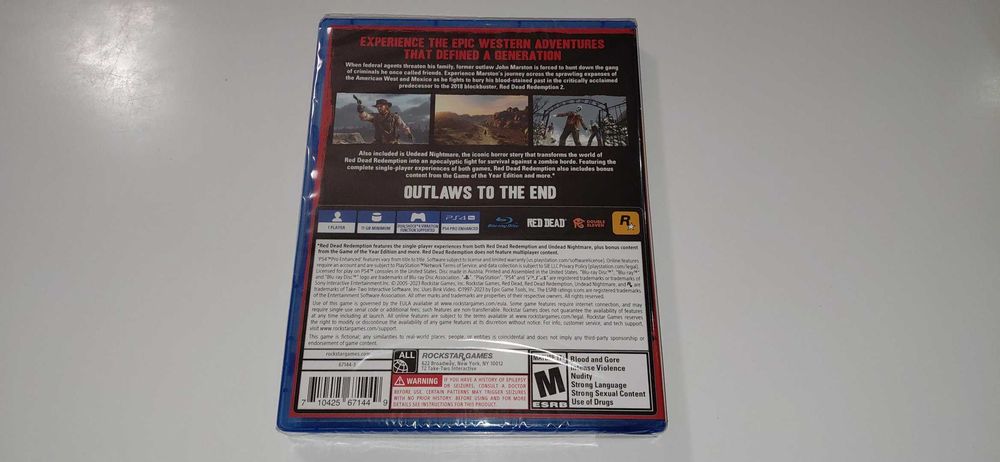 ps4 RED DEAD REDEMPTION REMASTERED PL po polsku western akcja Nowa! v1
