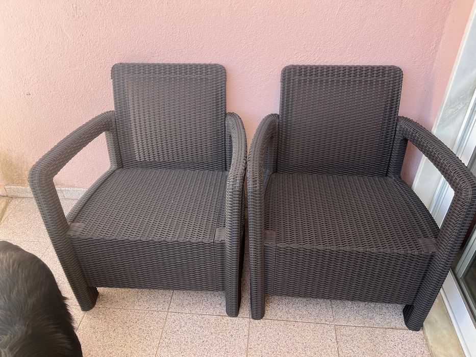 Cadeiras exteriores jardim