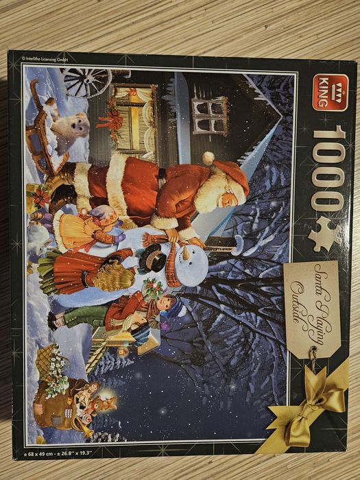 Puzzle kompletne 1000 king Mikołaj święta świąteczne