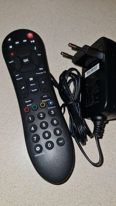 Pilot + zasilacz do dekoderów Cyfrowy Polsat i Polsat Box