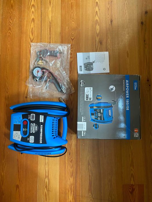 Compressor Goodyear 24L 2HP - Como novo, usado apenas uma vez