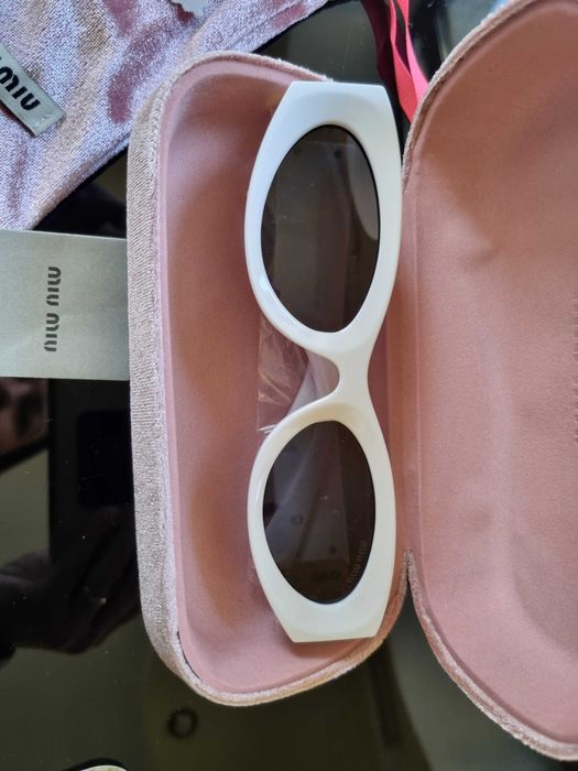 Окуляри Miu Miu білі