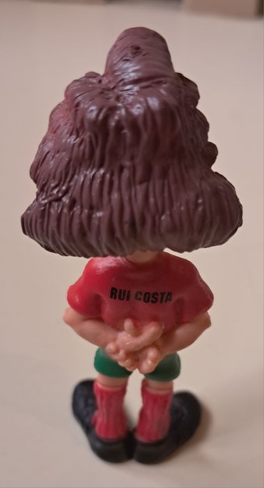 Bonecos em PVC, com 6 cm altura,Coluna e Rui Costa Jogadores do Benfic