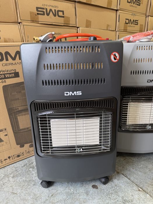 Газовий обігрівач DMS з Німеччини 4,2 KW з редуктором та шлангом