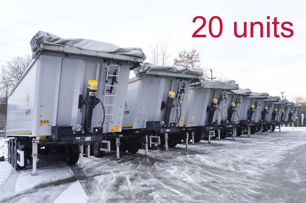 Wielton NW-3 / waga 6,2 t / poj. 38m3 / elek. dach / Teflon / 20 naczep r.2022  _242025