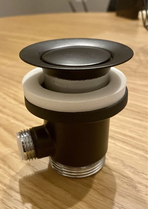 Hansgrohe korek odpływowy czarny matowy