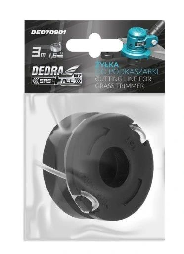 dedra sas+ podkaszarka +aku 5ah+ ład. + 3 szpulki