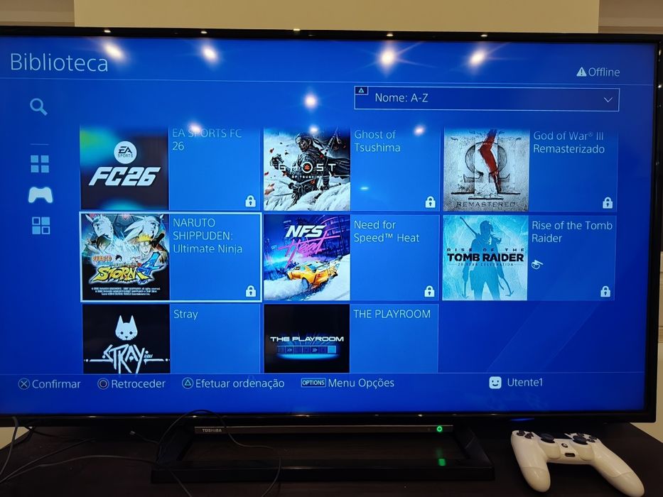 PlayStation 4 Pro Branca Desbloqueada Hen 9.00 C/Comando