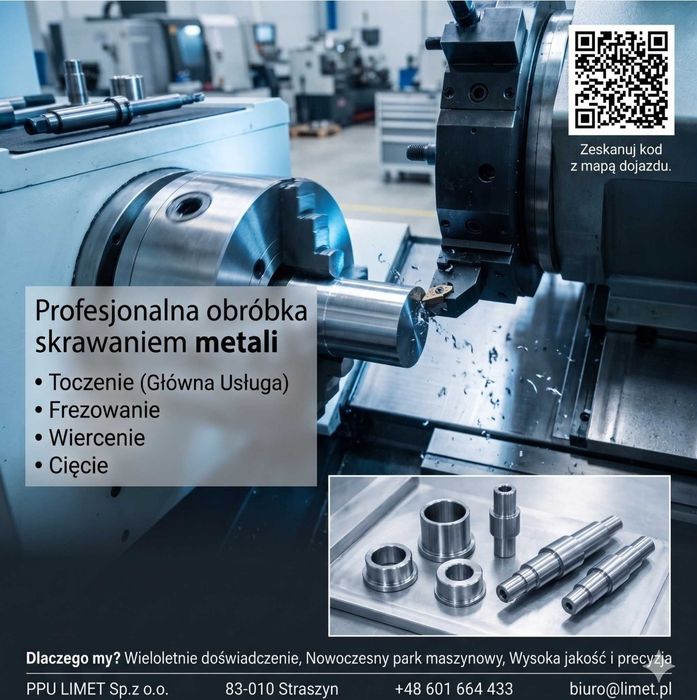 Toczenie, frezowanie, wiercenie metalu