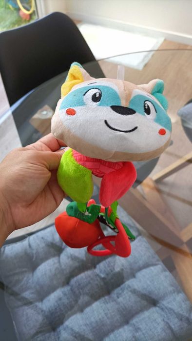 Raposa de pelúcia para carro de passeio/berço