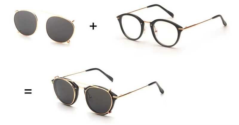 Okulary przeciwsłoneczne podwójne steampunk UV400