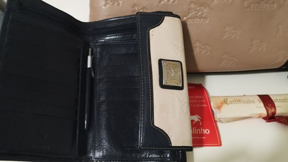 Conjunto cavalinho mala carteira e porta telemóvel