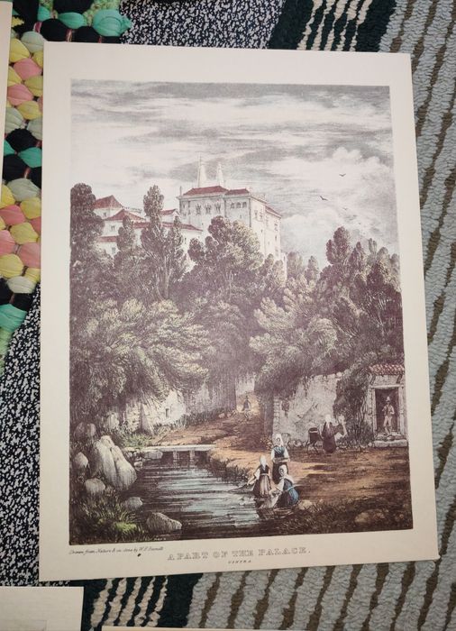 Gravuras antigas de Sintra – conjunto selecionado (vistas clássicas)