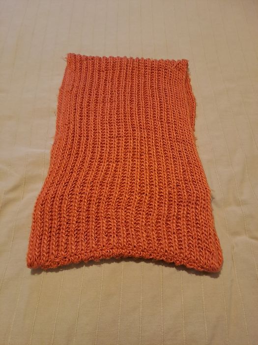 Ciepły komin. Szał. Pomarańczowy