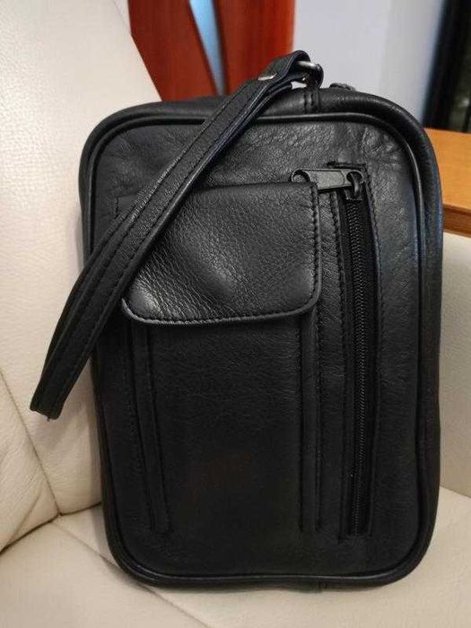Чоловіча шкіряна сумка-мессенджер Galeria Kaufhof (Hімеччина)