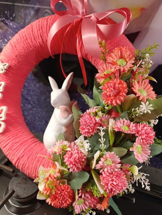 Wianek, wiosna, Wielkanoc, zając