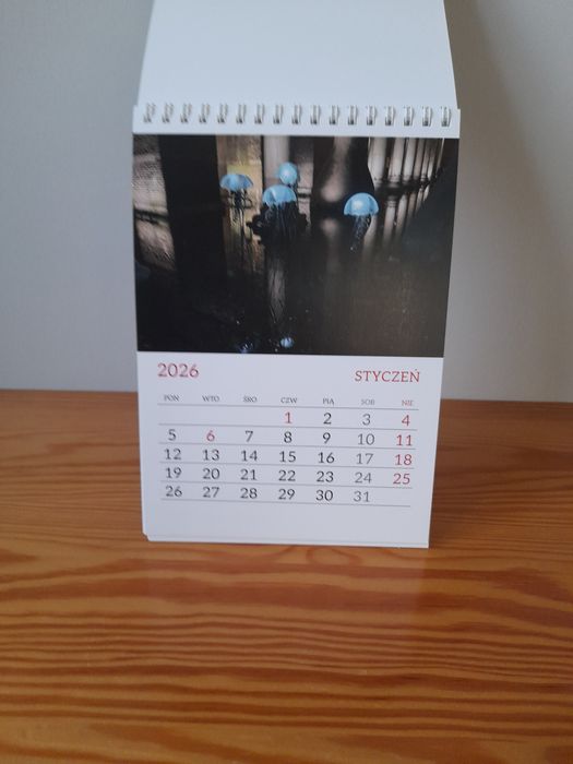 Kalendarz biurkowy 15x21.