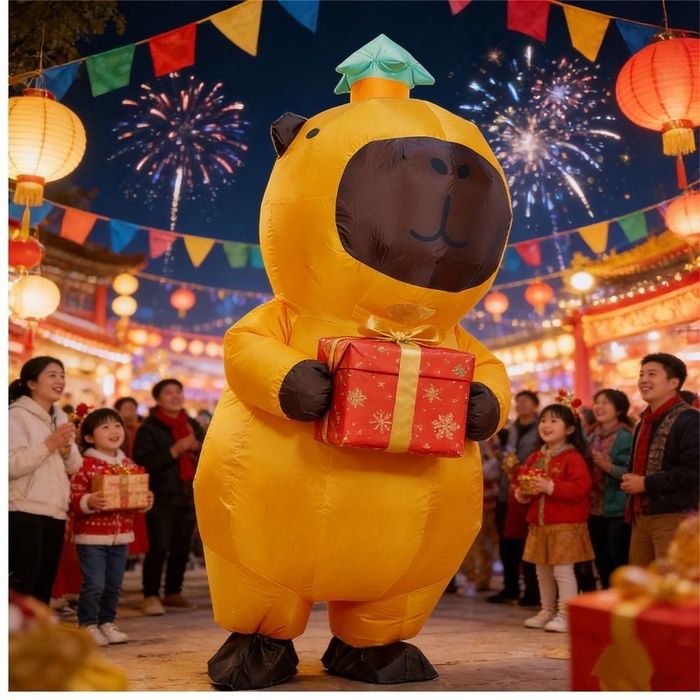 Надувний костюм Капібара