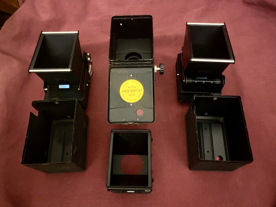 Cameras fotograficas tipo “caixote” Kodak e Bilora