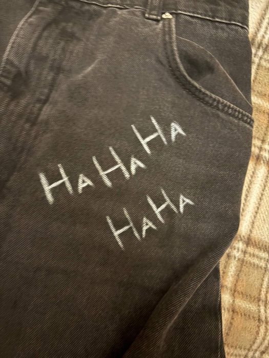 Джинсы Bershka кастомные
