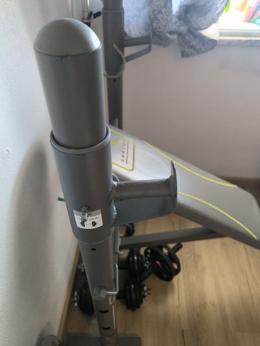 Banco de musculação ajustável Decathlon
