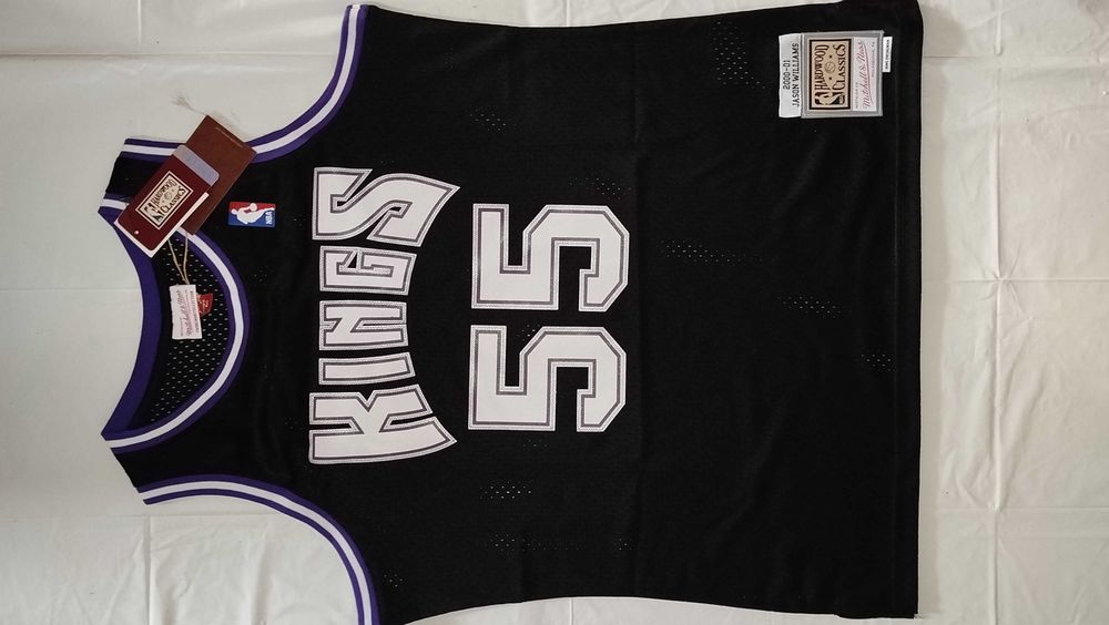 Camisola NBA 55 Williams sacramento kings L nova