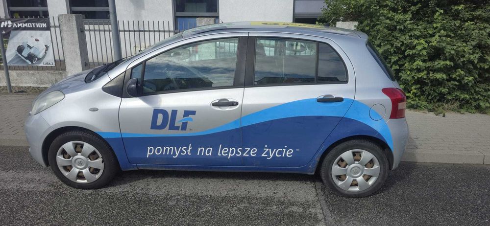 Toyota Yaris 1.3 87 KM | N1 ciężarowy | 2-osobowy | kratka | firmowy | 2008