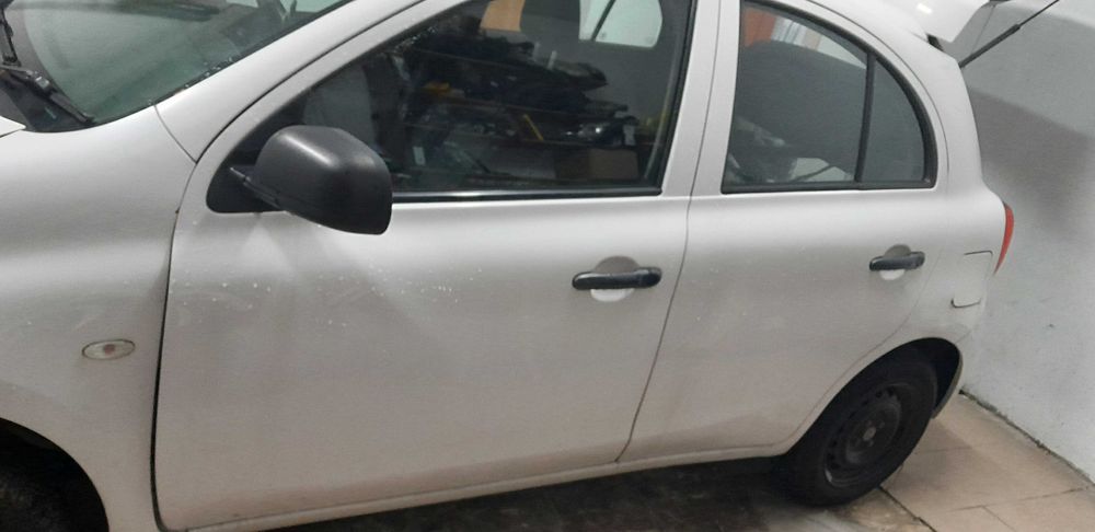 Drzwi micra k13 lewe tylne
