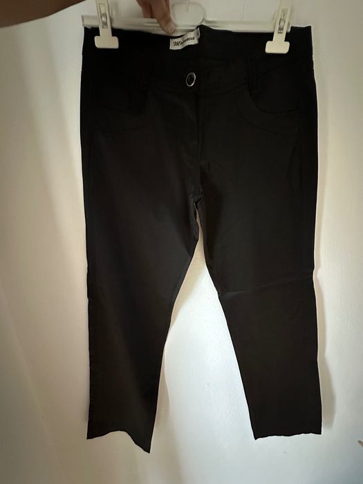 Calças Pretas de Cetim Nº 40
