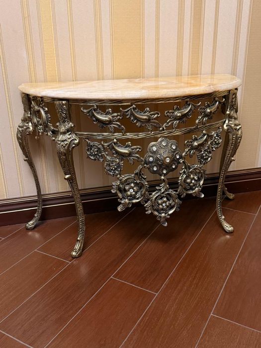 Консоль з дзеркалом латунь Терміново