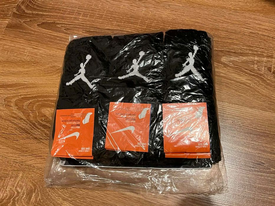 Skarpetki jordan czarne 6 par