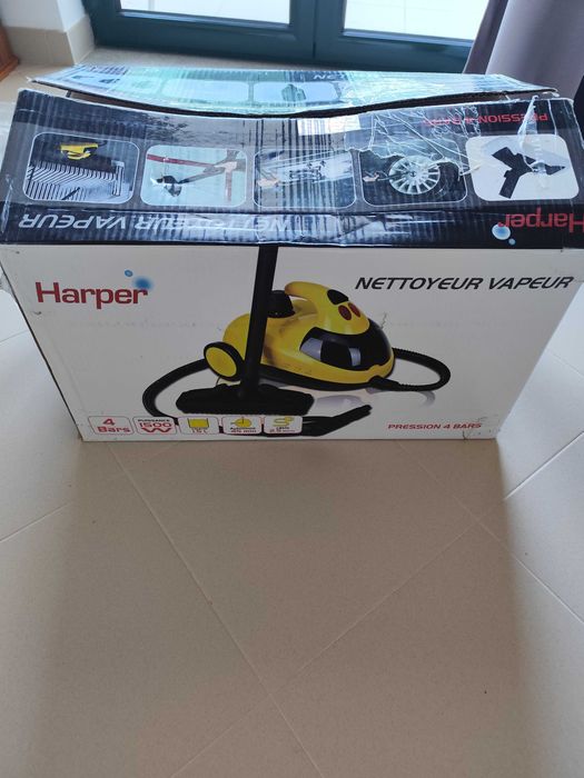 Máquina de limpeza a vapor, com vários acessórios