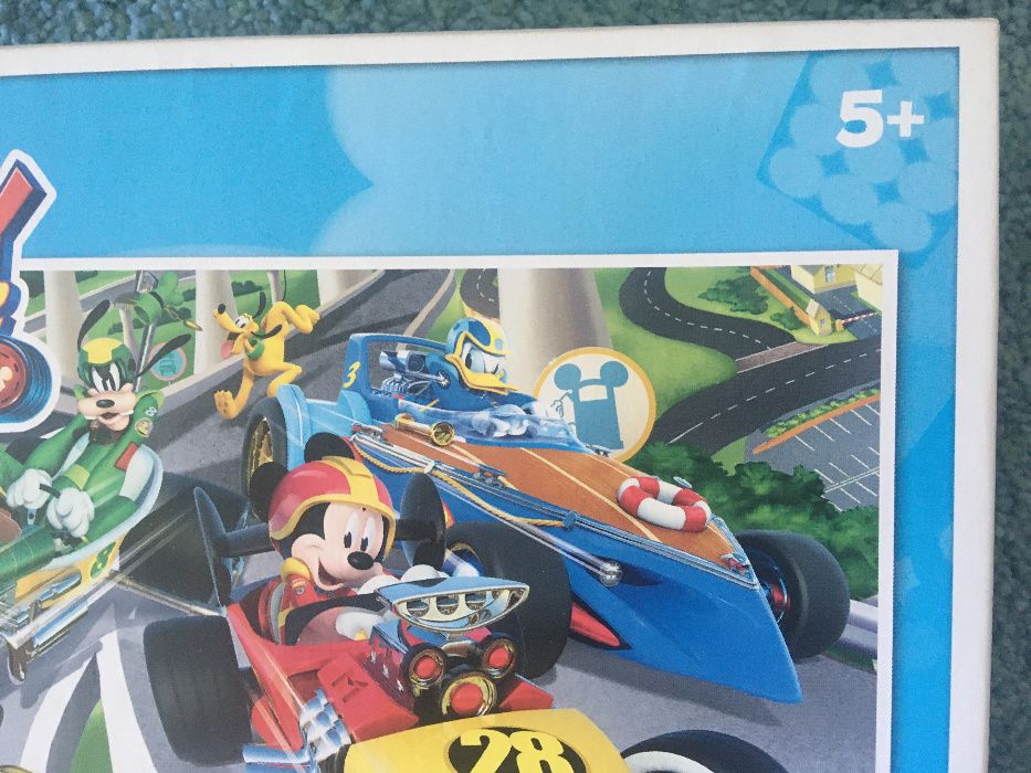 Puzzle Duplo Disney Júnior - Mickey and the Roadster Racers idade 5+