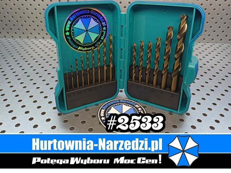 wiertła kobaltowe zestaw wierteł do metalu zestaw wierteł do metalu