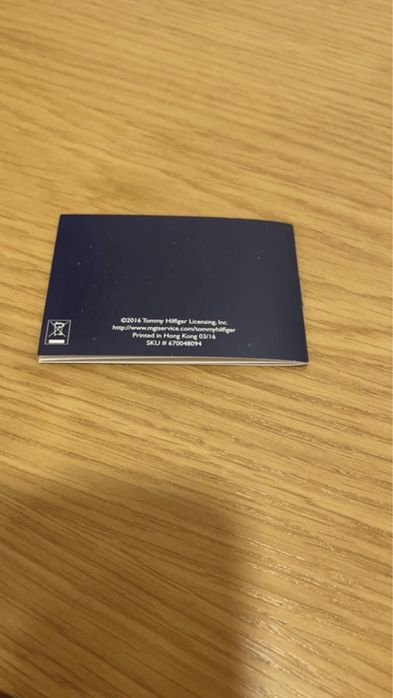 Relógio azul e dourado Tommy Hilfiger