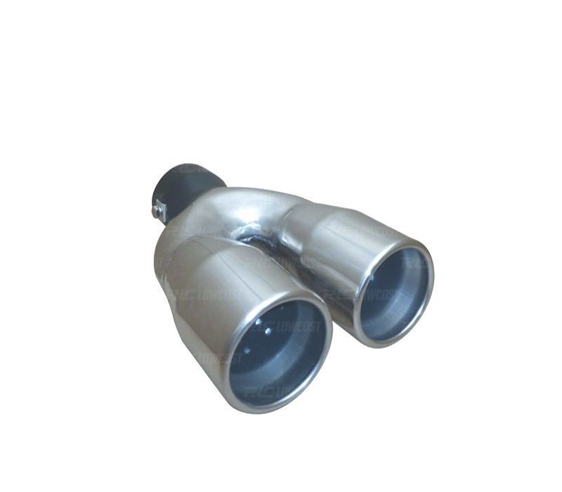 PONTEIRA DE ESCAPE DUPLA EM INOX