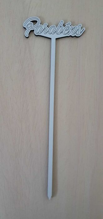 Topper para bolos, ramos flores