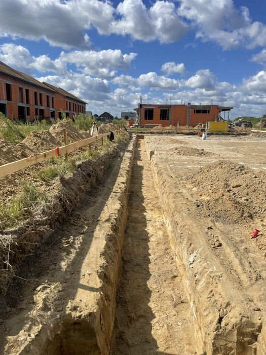 Minikoparka Koparka Transport Wywrotka Usługi