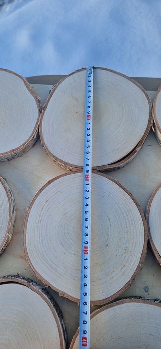 Drewniane krążki do graweru