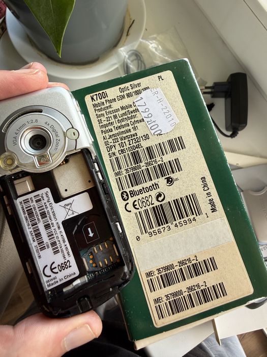 Sony Ericsson K700i – kompletny zestaw