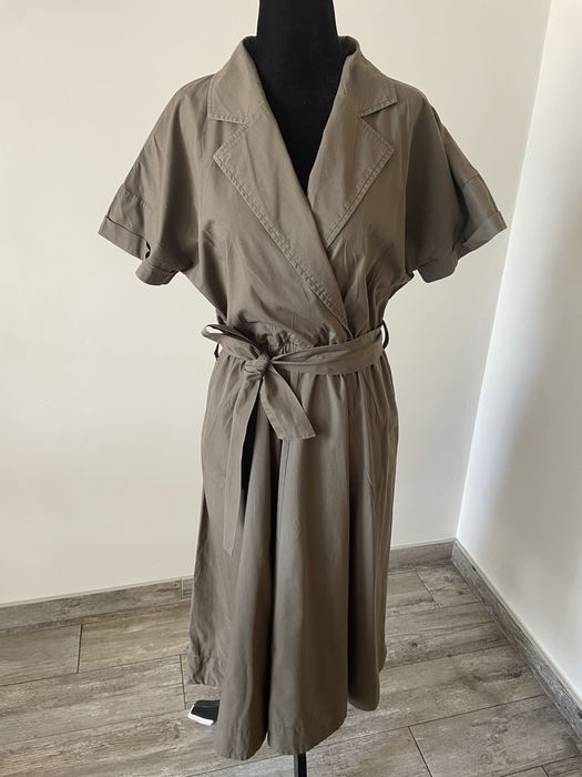 Vestido Lion of Porches M em gabardine com cinto
