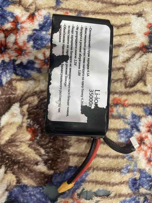 Акумулятор Li-ion 35Ah 35000 mAh XT60 | ТЕРМІНОВО