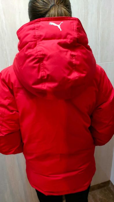 Kurtka puchowa PUMA, czerwona, NOWA, unisex, rozmiar 54