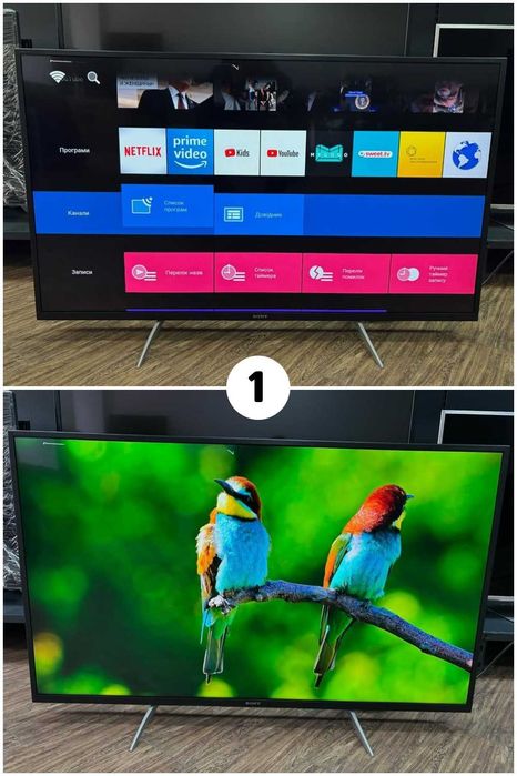 Телевізор SONY 55" дюйма Direct LED 4K Smart TV Wi-Fi 3D Бу ГАРАНТІЯ