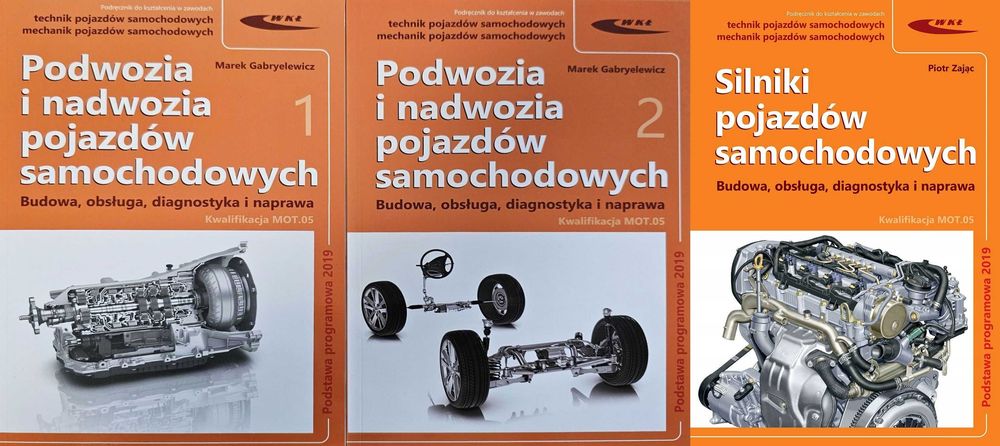 Silniki Pojazdów Samochodowych + Podwozia I Nadwozia 1+2 /podst. 2019