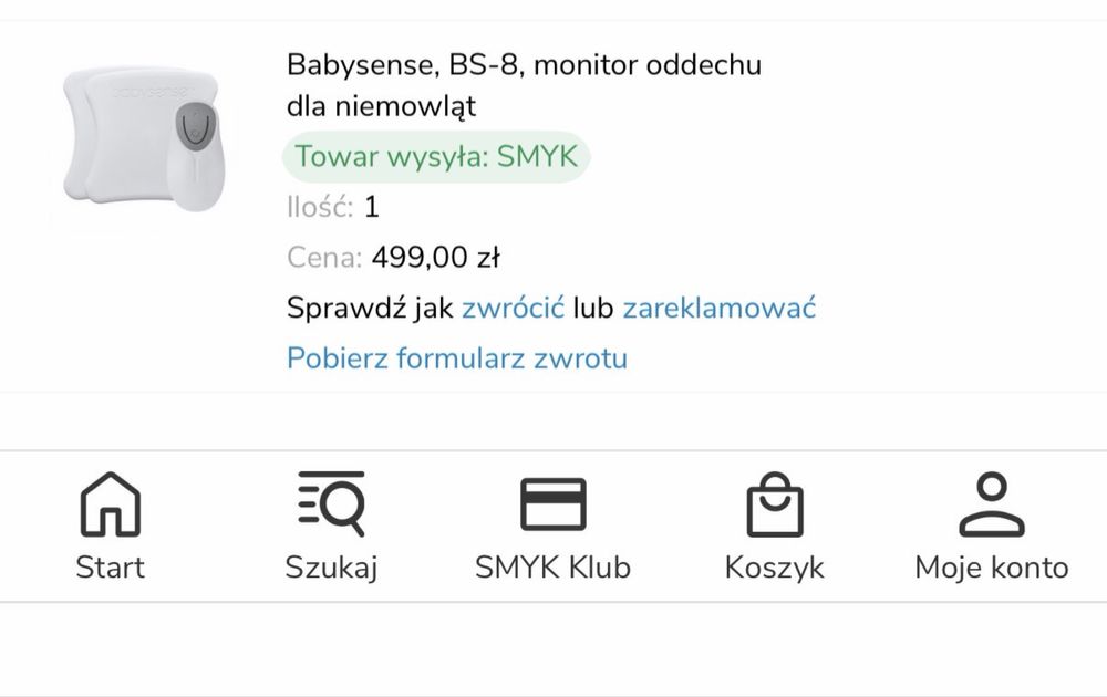 Babysense 8 - nowy