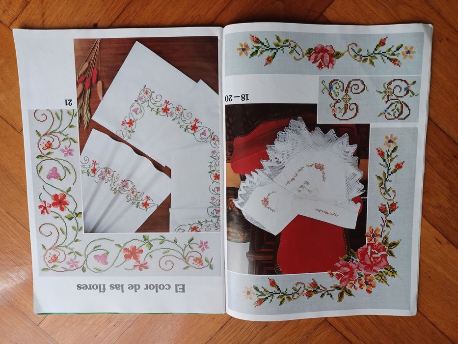 3 Revistas de Ponto de Cruz