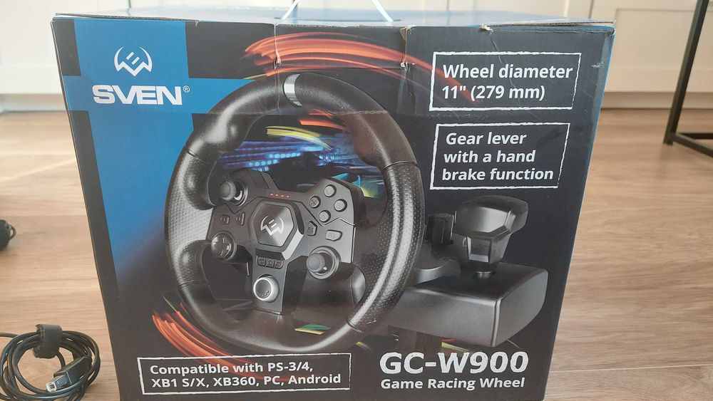 Kierownica , pedały XB1 S/X, XB 360, PC, Android