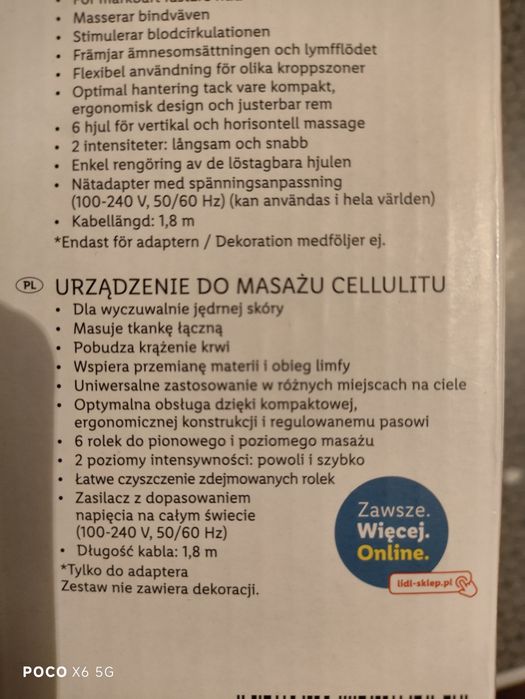 Silvercrest urządzenie do masażu celulitu masażer nowe.