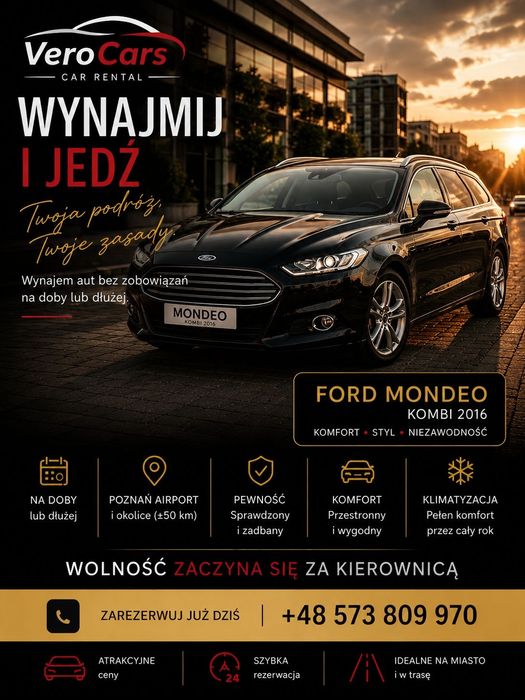 Wypożyczalnia samochodów Środa Wlkp. i okolice | Podstawienie GRATIS